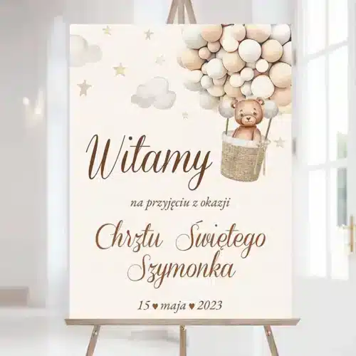 plakat powitalny